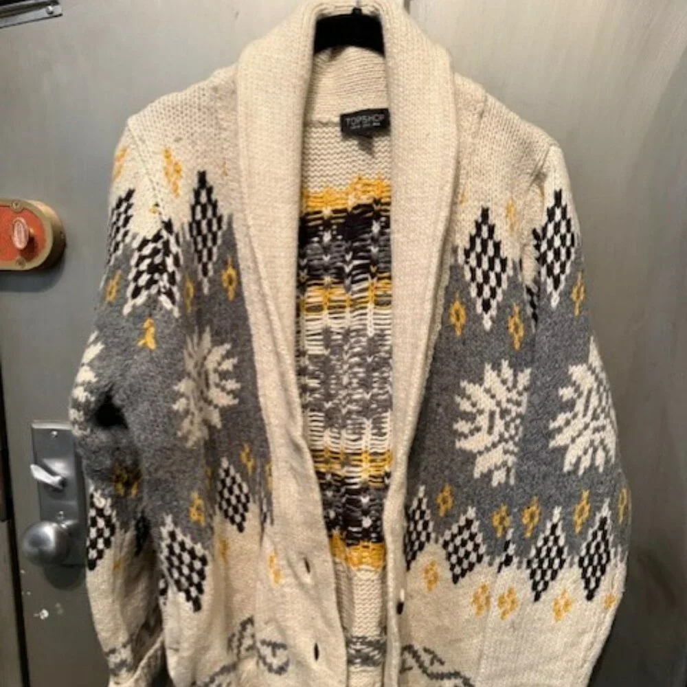 Topshop starsky Fair Ilse cardigan Sweater - NWOT - Picture 5 of 16